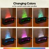 Flame Oil Diffuser, Fireplace Flame Humidifier,150ml Aromatherapy Diffuser, Cool Mist