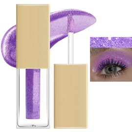 Housn Ombretto Glitter Liquido Occhi, Lunga Durata Impermeabile Ad Alto Pigmento Liquido Brillantini Ombretto, Paillettes Stellate Ombretto A Sirena, Sparkling Shimmer Metal Eyes Makeup (#10)