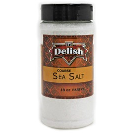 Its Delish Coarse Sea Salt Food Grade, 18 Ounce