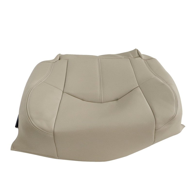 NLQR Front Driver Bottom Replacement Seat Cover Microfiber Leather Tan