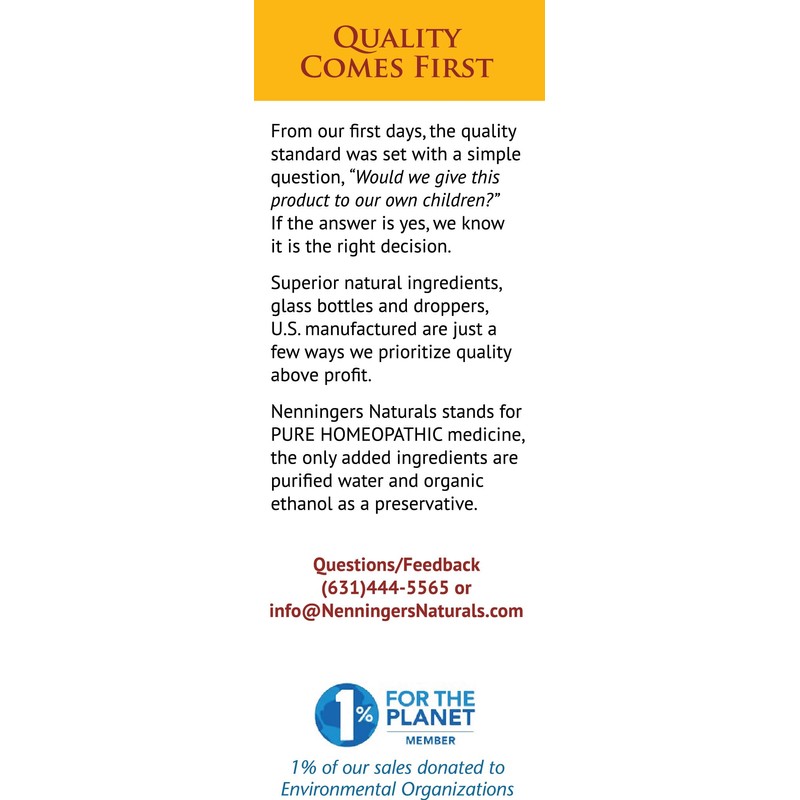 Nenningers Naturals Cold and Flu Pack