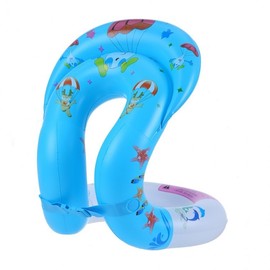 Children's Double Thick Underarm Swimming Ring Life Vest Swimming Ring lf1957 Blue Horse Learns Alone +1 [Ages 14+] 5ea