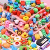 100PCS Mini Pencil Eraser Party Set - Puzzle Erasers - Animals for Elementary School Kids - Class Prizes School Supplies