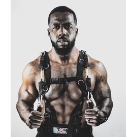 The Total Resistance TR Fit Clubs Harness. 12 lbs, 12" x 9" x 6". Resistance Bands. Strength Training. Mobility Training.