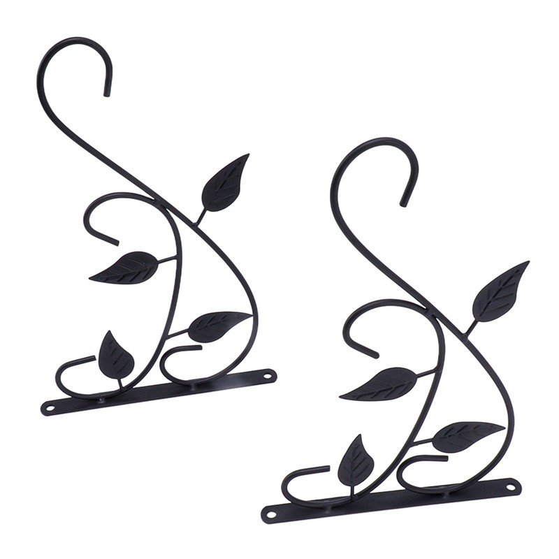 2pcs Hanging Plant Bracket Heavy Duty Rust Resistant Durable Iron