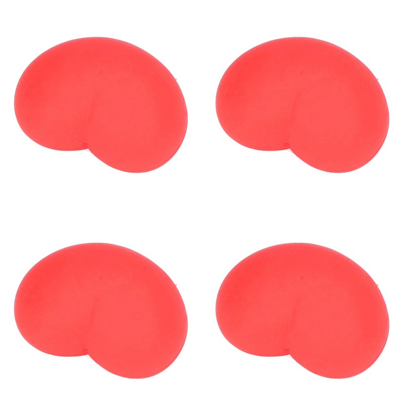 12 Pcs Heart Stress Toy Elastic Soft Simulation Rubber Red