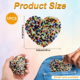 Skin Picking Fidget Toys, Love Heart Luminous Sensory Toys for Skin Picking Picky Pad Fidget Skin Picking Prevention Toy for Adults Teenager