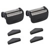 2PACK（BLACK）Replacement Head and Cutter Assembly Compatible with Remington PF7400, PF7500,