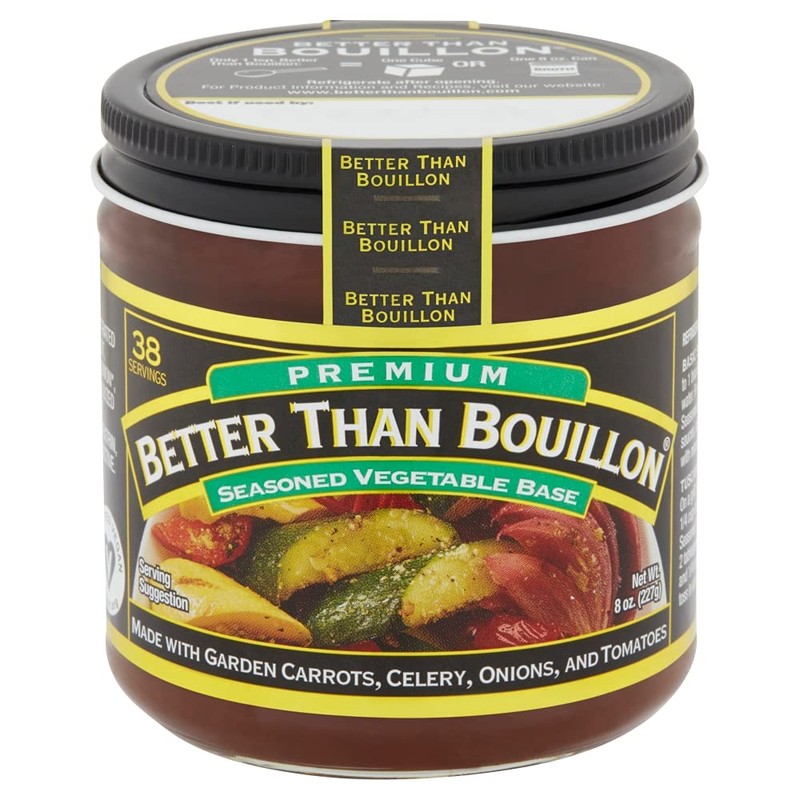 Better Than Bouillon Premium Seasoned Vegetable Base, Blendable Base for