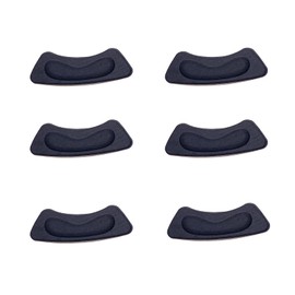 aoozleny 3 pairs Back of Heel Protectors Cushions for Men Women, Heel Pads Liner Cushions Inserts Grips Liner for Shoe Too Big, Prevent Heel Slip and Blister (Black)