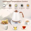 YDDZZM Gooseneck Electric Kettle, Intelligent Temperature Control, Stainless Steel Inner,
