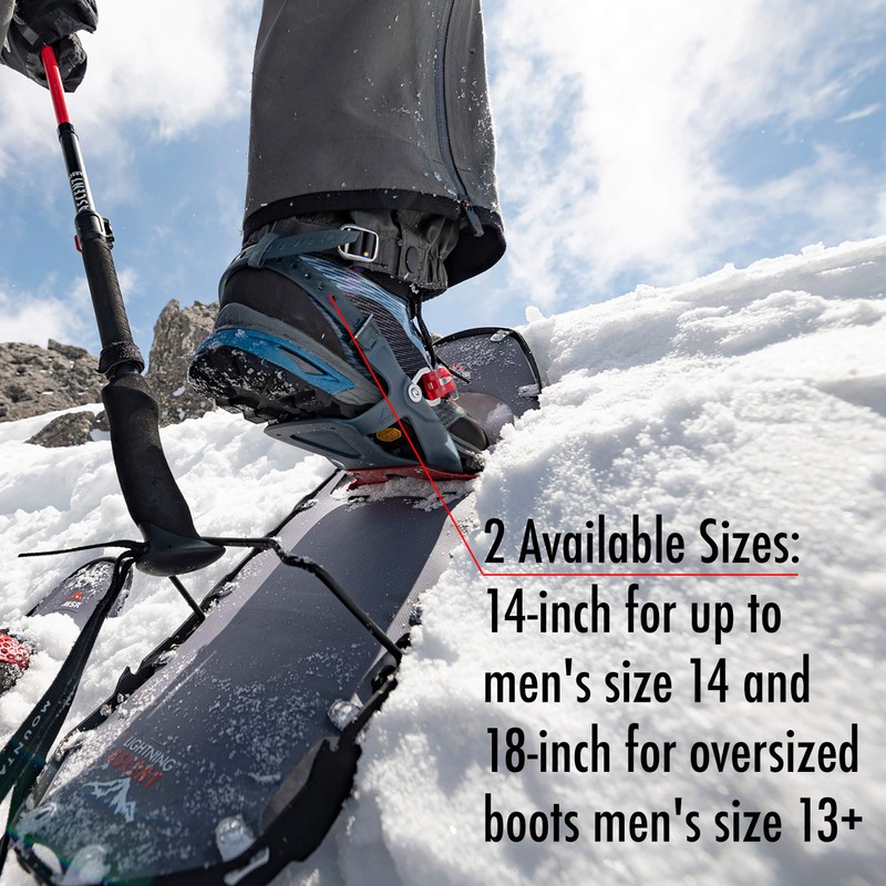 MSR Paragon/PosiLock Snowshoe Binding Replacement Strap Set (1 Pair), 14