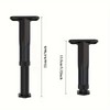 Heavy-Duty Adjustable Height Bed Frame Support Leg, Bed Frame Replacement Legs, Versatile Furniture Center