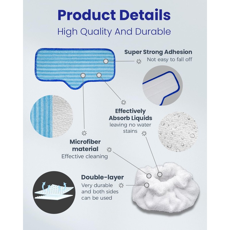 RuannoClean Steam Cleaner Accessories Compatible with Dupray Steam Cleaner, Triangle