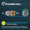 SharkBite Max 1/2 Inch x 3/4 Inch MNPT Reducing Adapter,