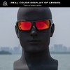 SOLODAD Replacement Lenses for Oakley Gascan OO9014 Sunglasses Polarized-Lava Red