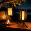 Toodour Solar & Battery Powered Lantern Outdoor Lights, 2 Pack