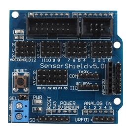 HALJIA Sensor Shield V5.0 Expansion Board Compatible with Arduino UNO MEGA R3 Mega2560 Duemilanove Robot V5.0 Expansion Module