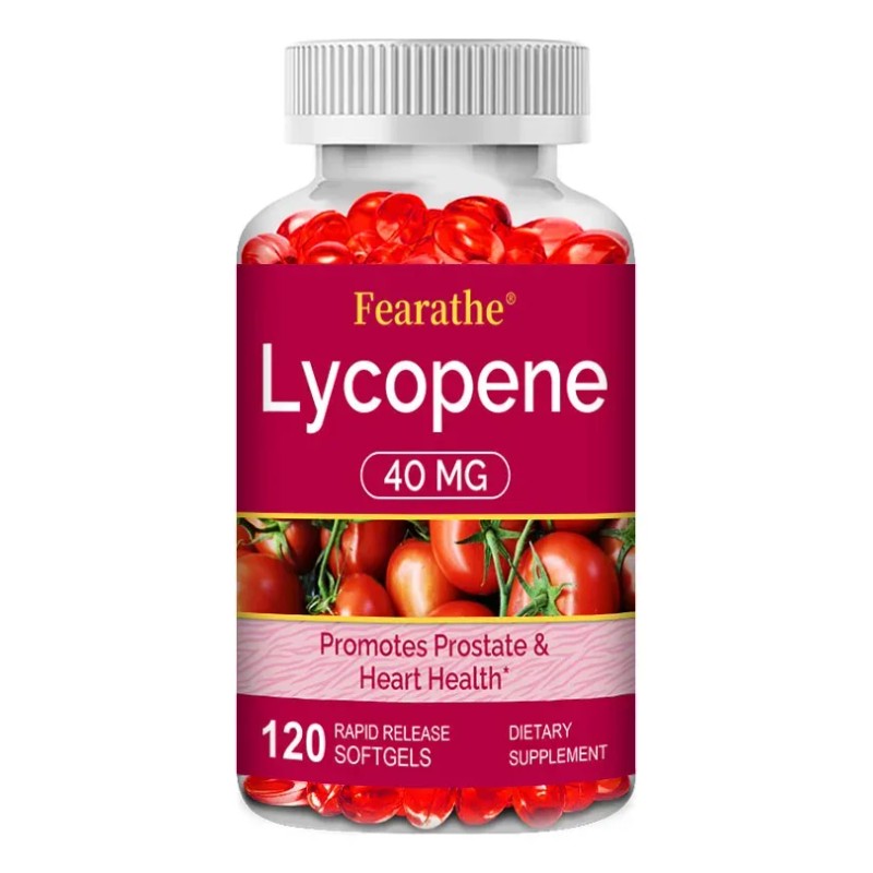Cápsulas Blandas De Licopeno Fearathe De 40 Mg, 120 Cápsulas
