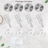Samshow Fermentation Kit-4 Glass Fermentation Weights,4 Fermenting Lids,4 airlocks,4 Silicone