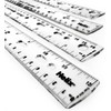 Helix 12”/30cm Flexible Ring Binder Ruler – Shatter Resistant –