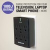 SANUS On-Wall Low Profile 1080J Fireproof Surge Protector with 6