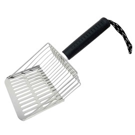 Stainless Steel Cat Sand Scoop - Large Type | Deep Shovel | Wall Mount Storage (Large Type)