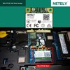NETELY IEEE 802.11N Mini-PCIE Interface 300Mbps WiFi Adapter for Laptop