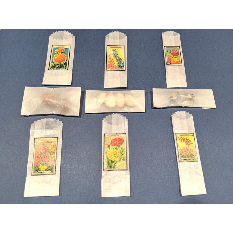 Mini Glassine Wax Paper Bag (Red, Large, 500 Count)