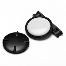 IJYHZKE Bicycle Seat Rail Hidden Holder for AirTag & GPS Tracker – Under-Saddle Stealth Mount with Zip Ties, Anti-Theft Shell for Road & Mountain Bikes (Tracker Not Included)