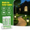 WENJOOP 8 Pack AA Rechargeable Batteries for Solar Lights