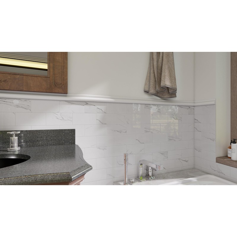 COLAMO Luxury 10-Sheet Peel and Stick Backsplash,Self Adhesive Faux Stone