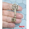 Bijoux de Ja Antique Bronze Celtic Knot Skeleton Key Charm