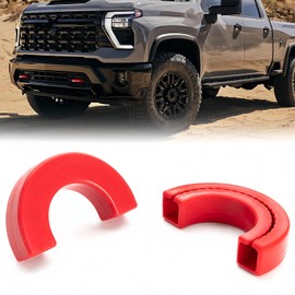 Tow Hooks Covers Fits for Chevy Silverado 1500 2007-2025,Front Tow Hooks Covers for Chevy Silverado 1500 Accessories 2007-2025 （Red）