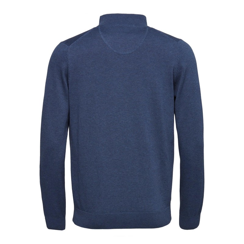 FYNCH-HATTON Men's Cardigan-Zip Cardigan, Night, XL EU, Night, XL