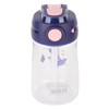 420ml Water Bottle Portable Cute Cartoon Straw Cup Drinking Bottle