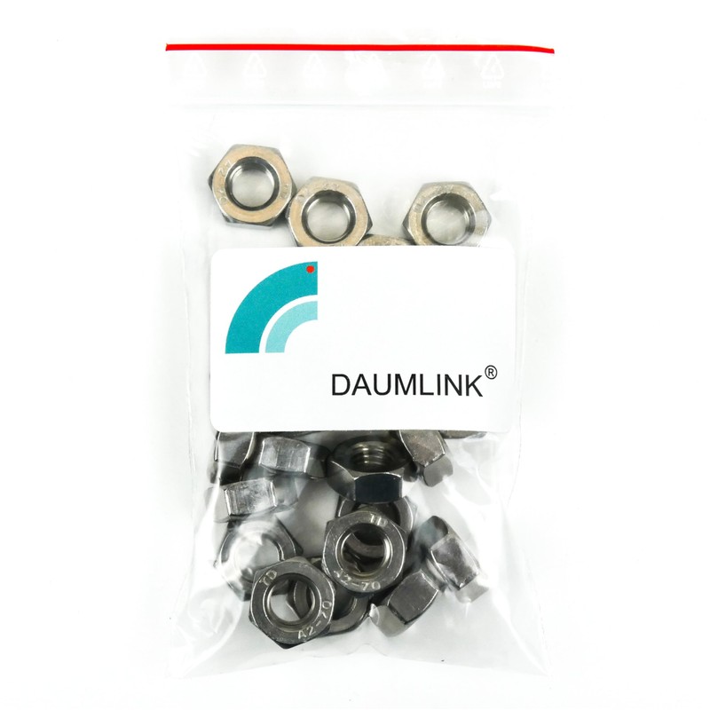 DAUMLINK® 25 Hexagonal Nuts DIN 934 Material V2A Stainless Steel