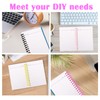 12 PCS Comb Binding Spines Plastic Spiral Binding Coils Binding