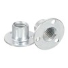 uxcell M10 Brad Hole Tee Nut, 15pcs Carbon Steel Round