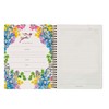 Lola Design - Large Spiral Notebook Organiser, Botanical Hummingbird Design