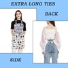 MYSOMY Scottish Apron for Women Scotland Kitchen Apron with Pockets