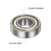 sourcing map R8ZZ Deep Groove Ball Bearing, 5pcs 1/2" x