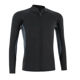 YDQUANI 2mm Wetsuit Top Neoprene Wetsuits Jacket Thermal Long Sleeves Diving Suit for Men Women Open Water Swimming Snorkeling Scuba Diving Surfing