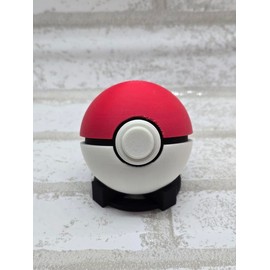 Poke Ball Clicker|Desk Fidget Toy | 3D Printed Toy| Desk Toys| Fidget Toy| ADHD Sensory fidget clicker - Pokeball Type: Great Ball
