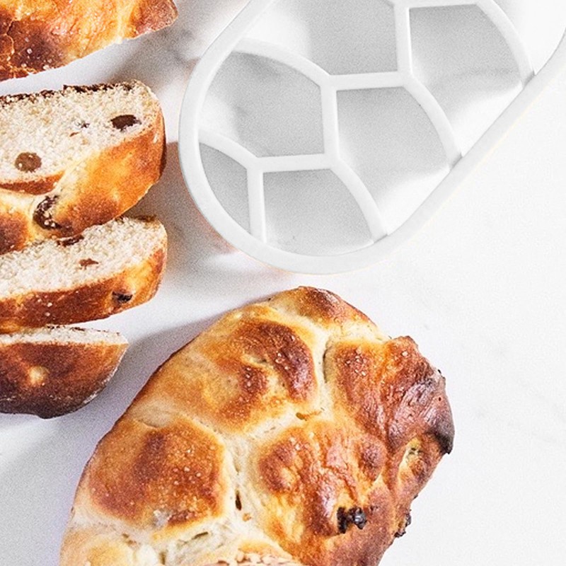 HXSYKJDM Set of 4 Bread Stamp Set, Bread Press, Bread