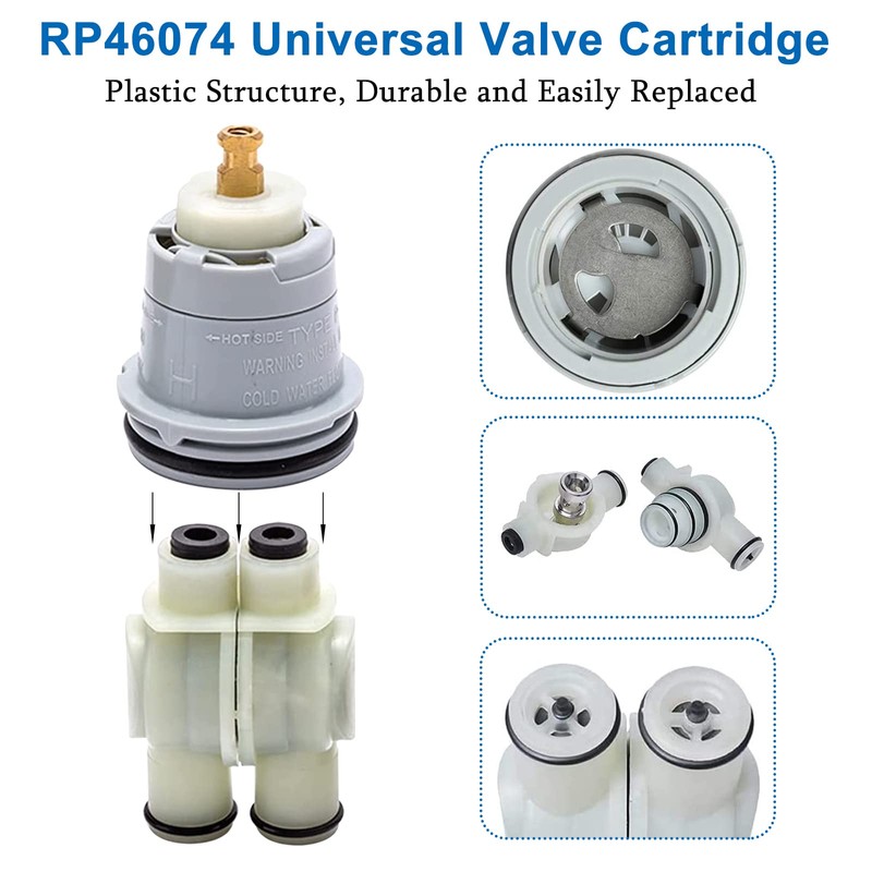 RP46074 Shower Valve Cartridge Assembly Compatible for Delta Shower and