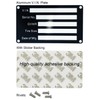 Blank Aluminum ID Plates, Metal Identification Plate, Serial Number Tag,