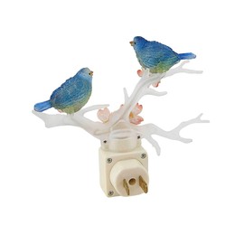 Roman – Bluebird, Night Light, 5" H, Plastic, Wall Decoration, Home Decor, Adorable Gift, Durable, Beautifully Detailed
