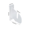 2PCS Skateboard Wall Mount Display Rack Acrylic Skateboard Wall Hanger
