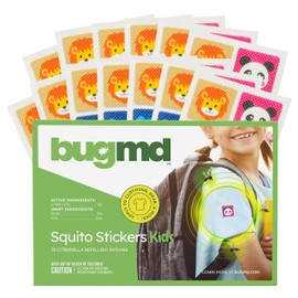 BugMD Squito Stickers Mosquito Repellent Patch Stickers for Kids (78 Stickers), Safe & Effective Insect Repellent Patches for Toddlers, Kids, Camping, Beach & Outdoor Essentials